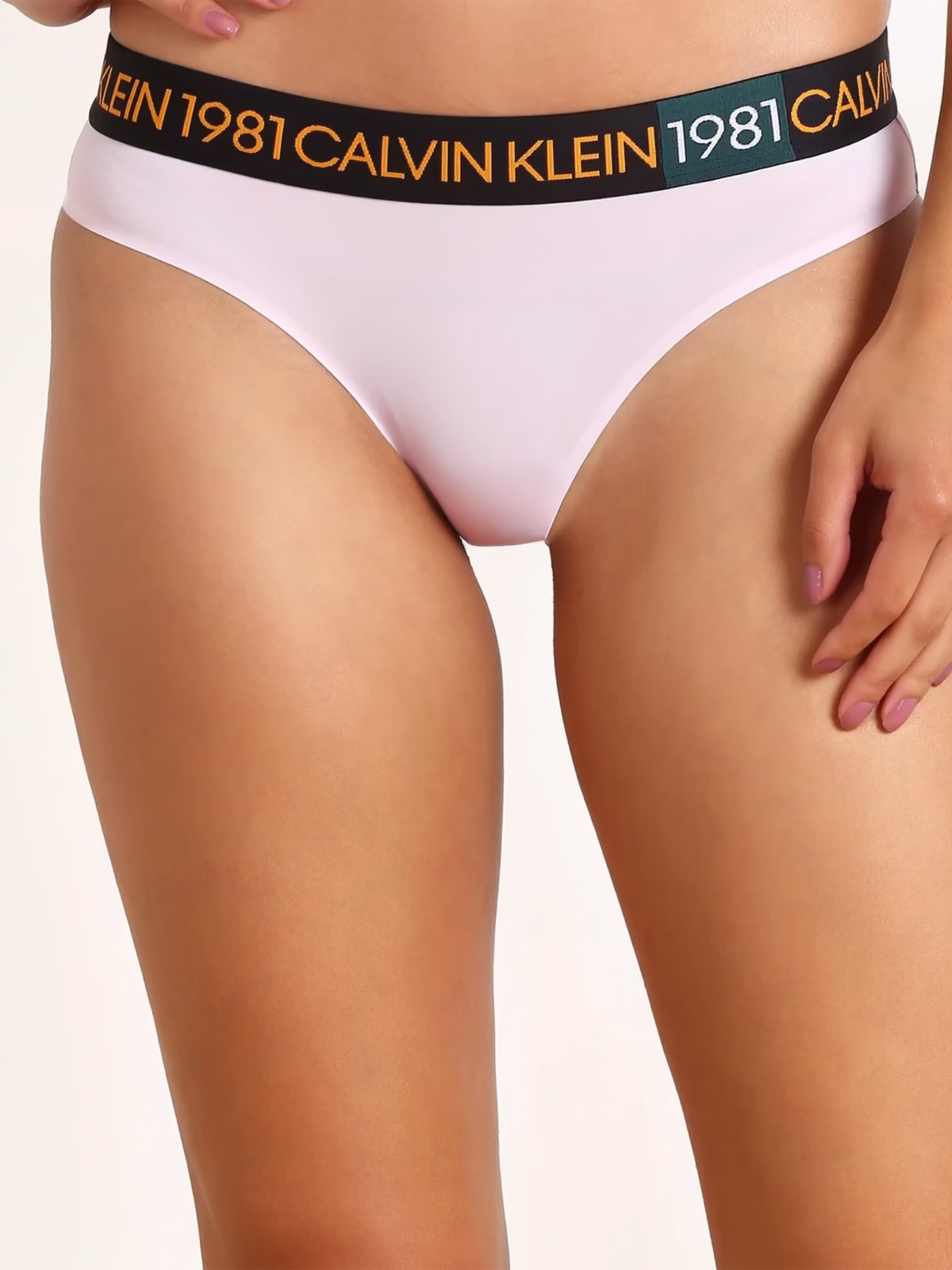 Calvin Klein 1981 Bold Стреч-джърси Бикини - QF5449E-7JX - Image 1
