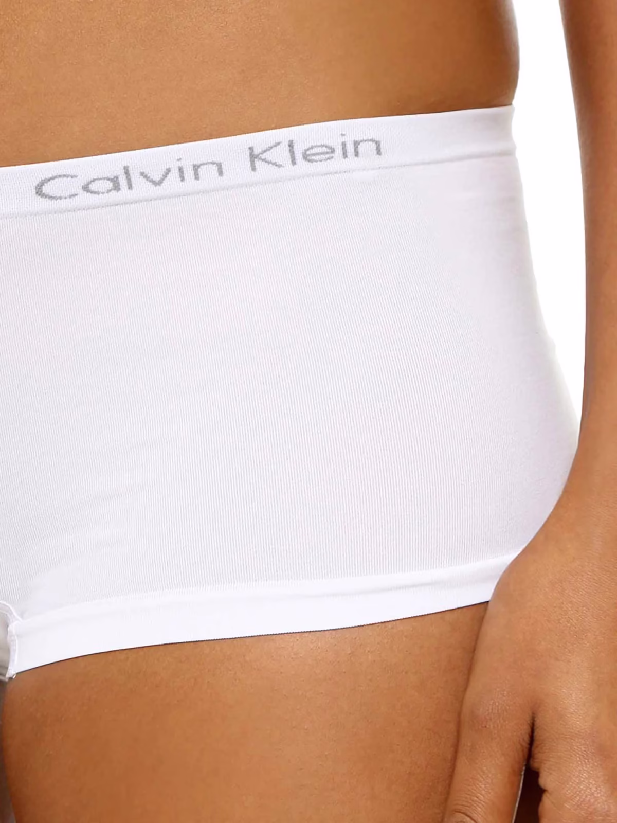 Calvin Klein Бели Боксерки Безшевен ръб - QD3546E-100 - Image 2