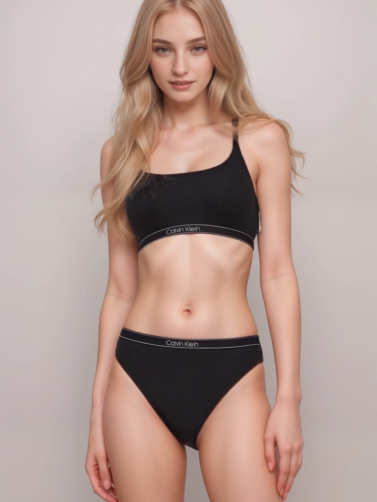 Calvin Klein Бикини  Pure Rib - QF6443E-UB1 - Image 3
