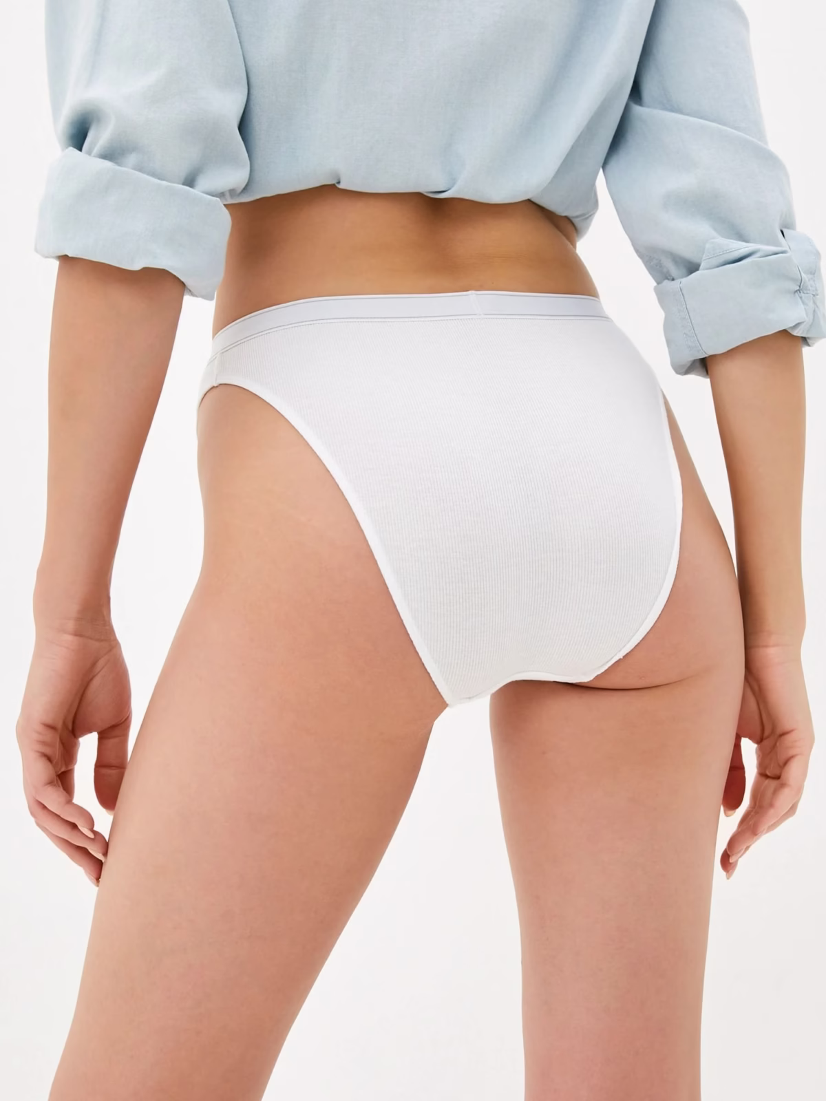 Calvin Klein Бикини  Pure Rib - QF6443E-100 - Image 2