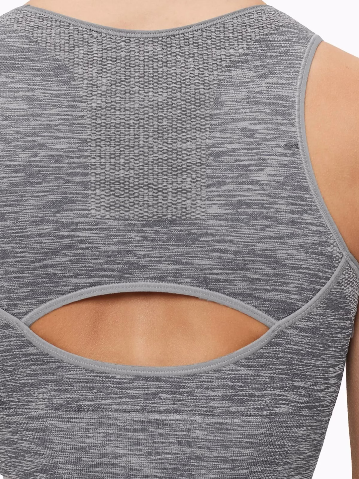 Calvin Klein Спортно Бюстие MED GREY HEATHER - GWS0K133077-077 - Image 6