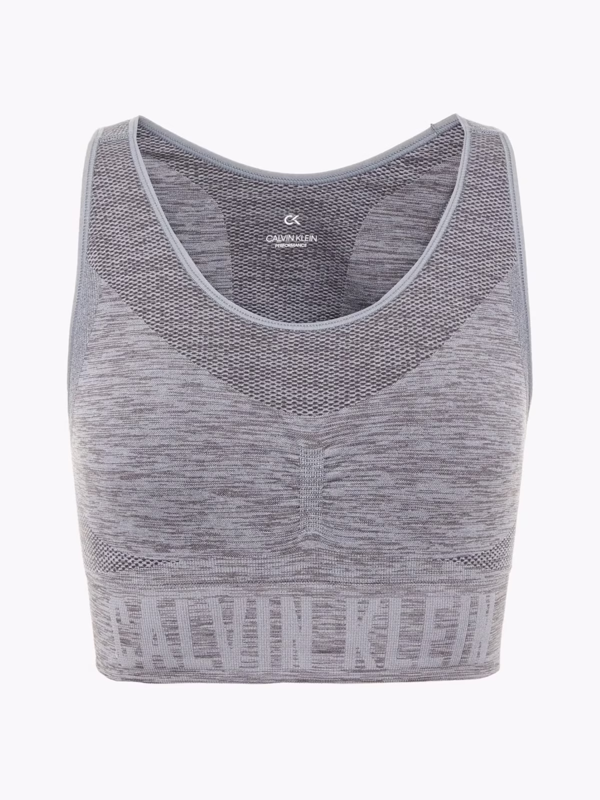 Calvin Klein Спортно Бюстие MED GREY HEATHER - GWS0K133077-077 - Image 3