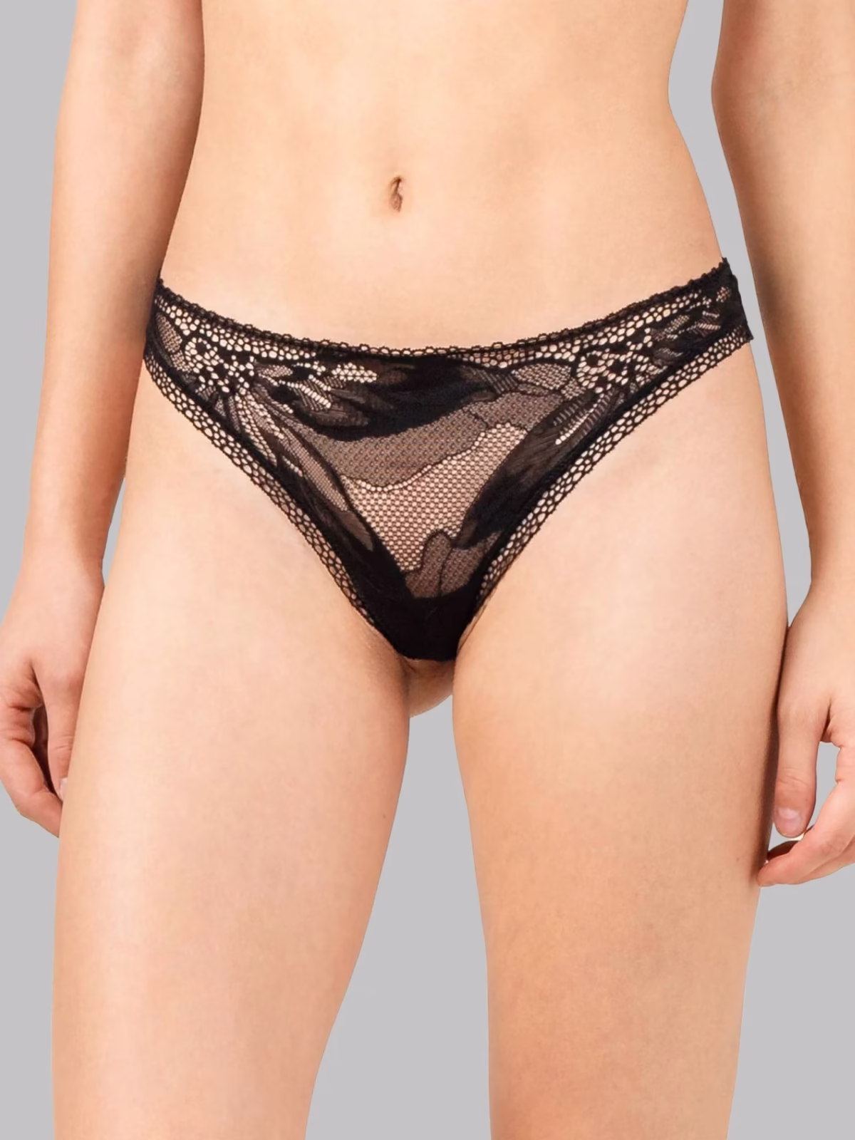 Calvin Klein Прашка Полупрозрачна Дантела - QF5366E-001 - Image 1